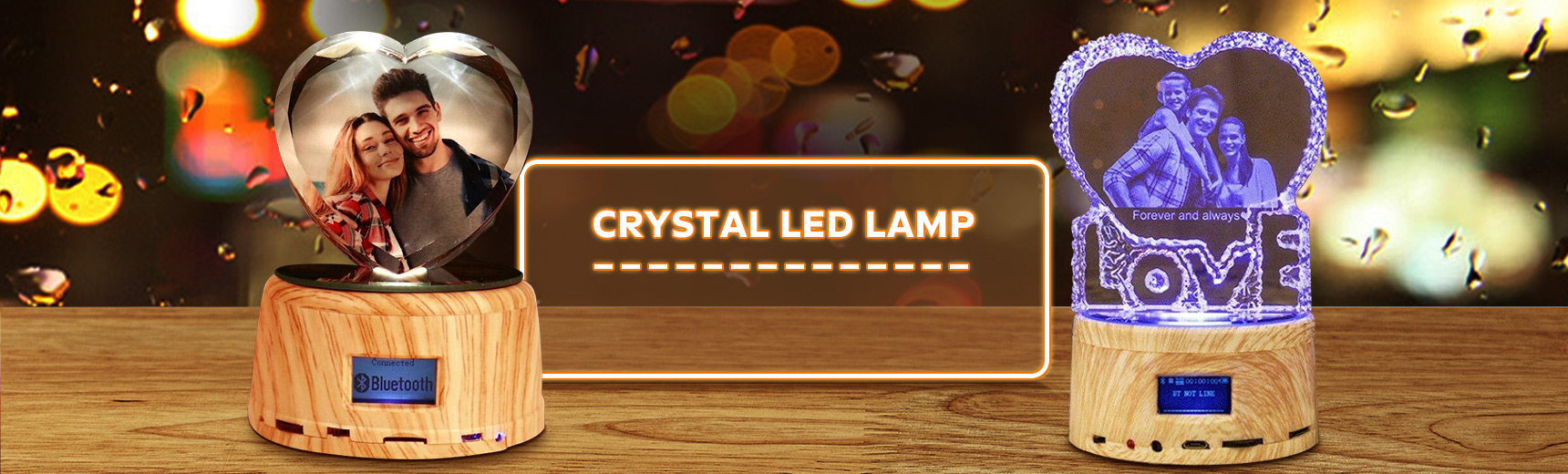 Crystal LED Lamps, Customized Crystal LED Lamps - Drawelry.com
