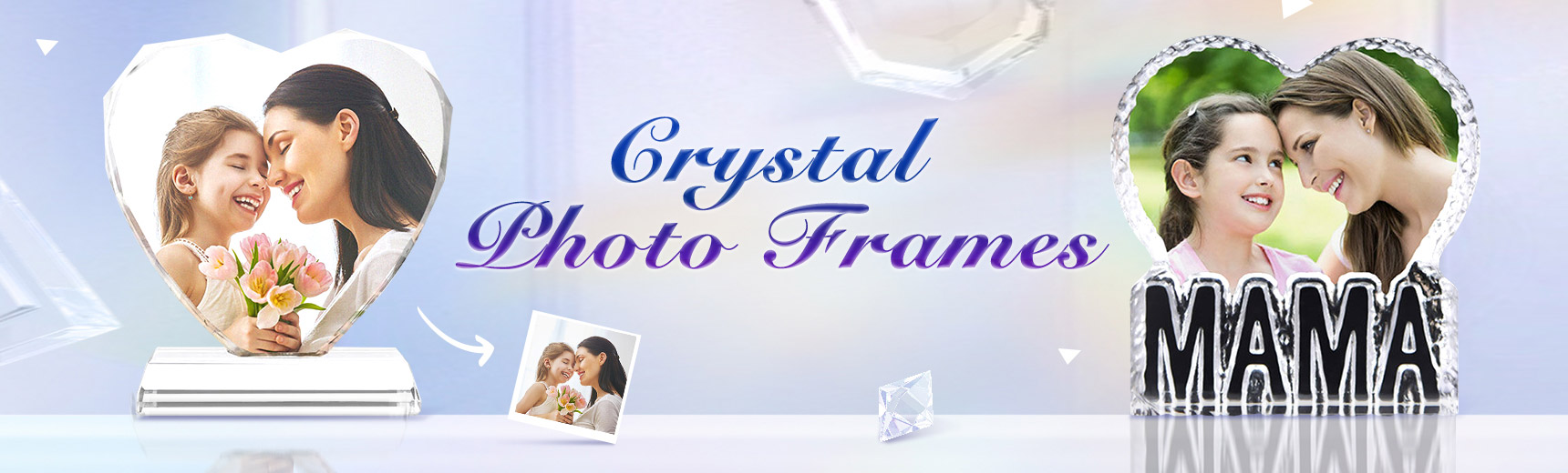 Cherish Memories with Custom Crystal Photo Frames - Drawmade.com